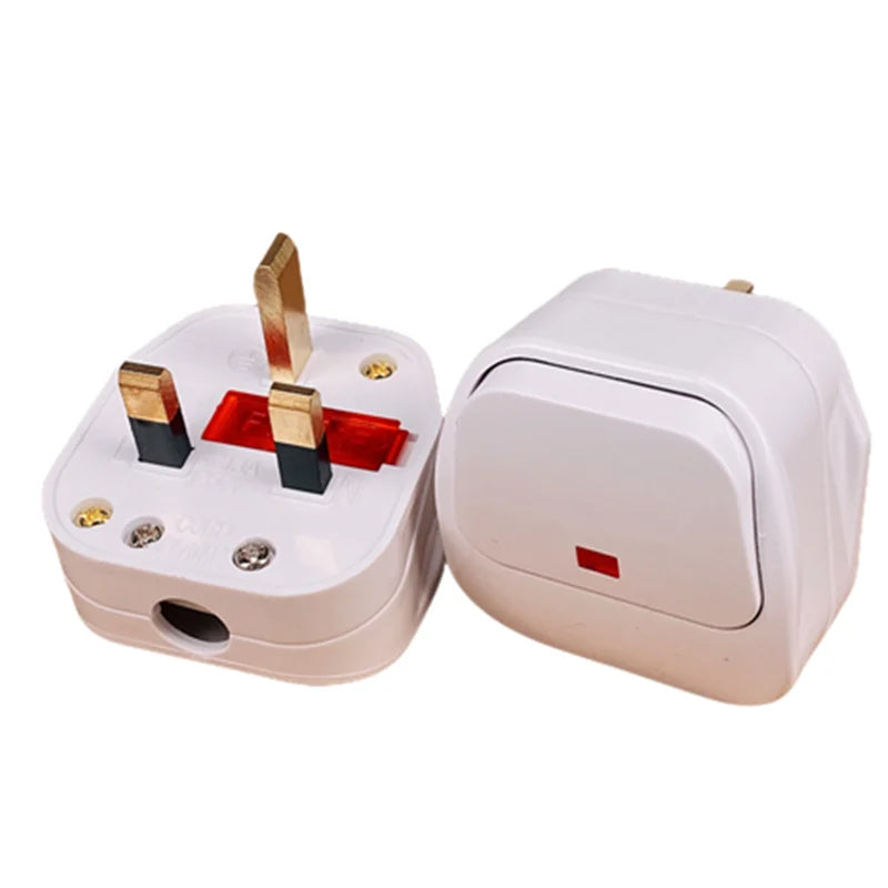UK 3 Pin Switch 250V 13A AC Power Plug - RZEP1 – SOOOQ