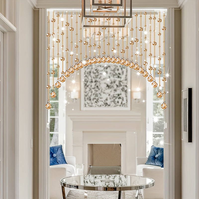 Luxury Crystal Beaded Door Curtains Coffee House Bedroom Restaurant De ...