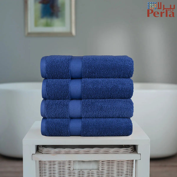 Towel Perla 4Pcs set (69x137) Bath Towel Tru Navy