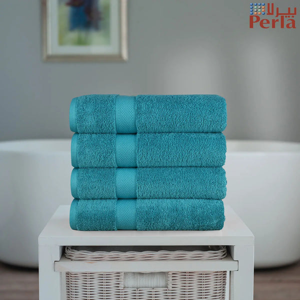 Towel Perla 4Pcs set (69x137) Bath Towel Teal