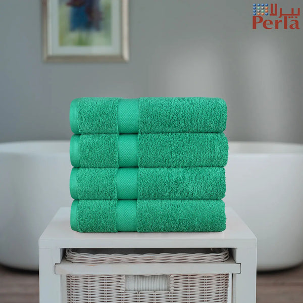 Towel Perla 4Pcs set (69x137) Bath Towel Green