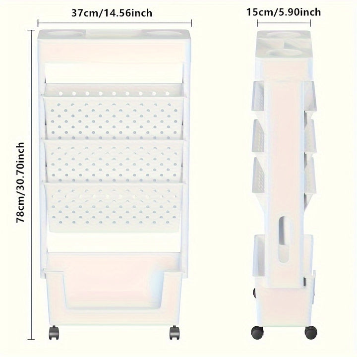 Rolling 25Layer Book Organizer NJ7739