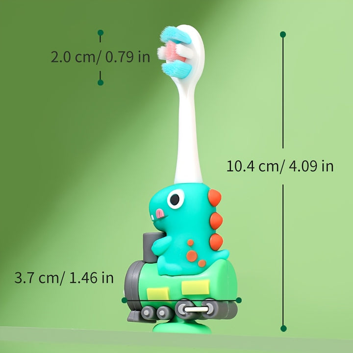 Cute Car Dino Soft Toothbrushes for Home Use NJ7574