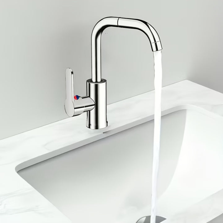 A Stainless Steel Rotating Faucet Set That Features 360-Degree Rotation ...