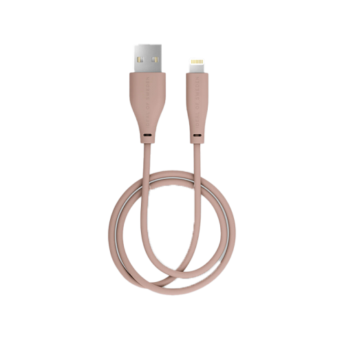 IDeal Of Sweden USB-A To Lightning Cable 1M - Blush Pink