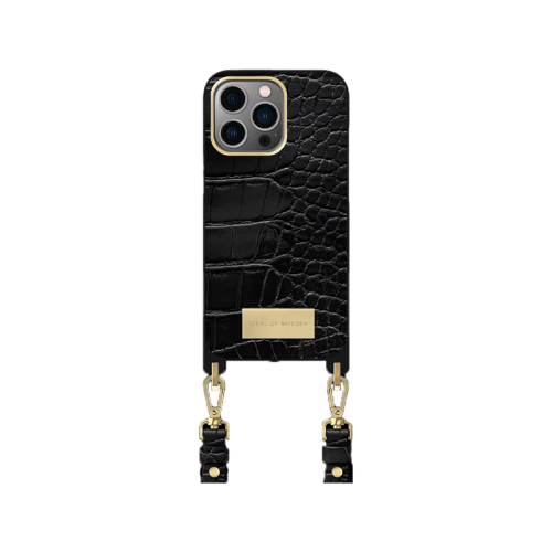 IDeal Of Sweden Atelier Case For IPhone 14 Pro - Jet Black Croco
