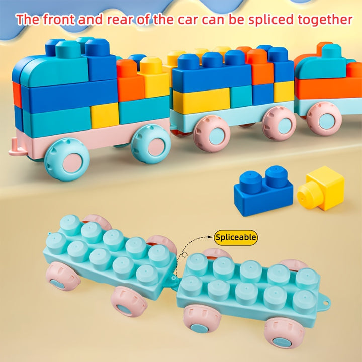 Colorful Toddler Building Blocks Animal  Shape Recognition Toy NJ7693