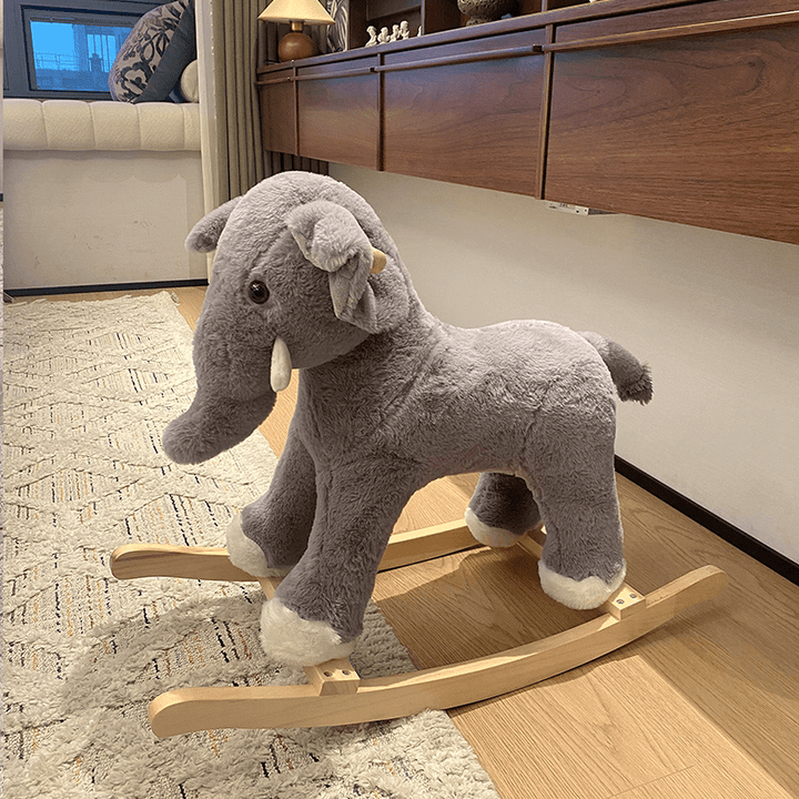 Elephant unstitching Rocking Horse
