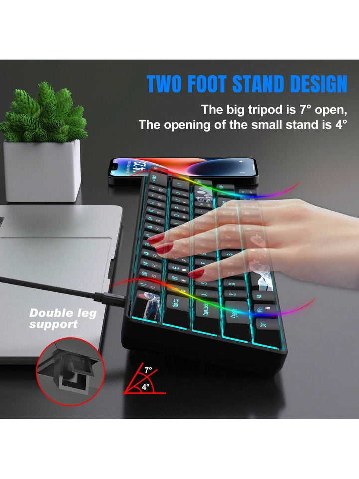 HXSJ 60% Gaming Mechanical Keyboard - JI2C – SOOOQ
