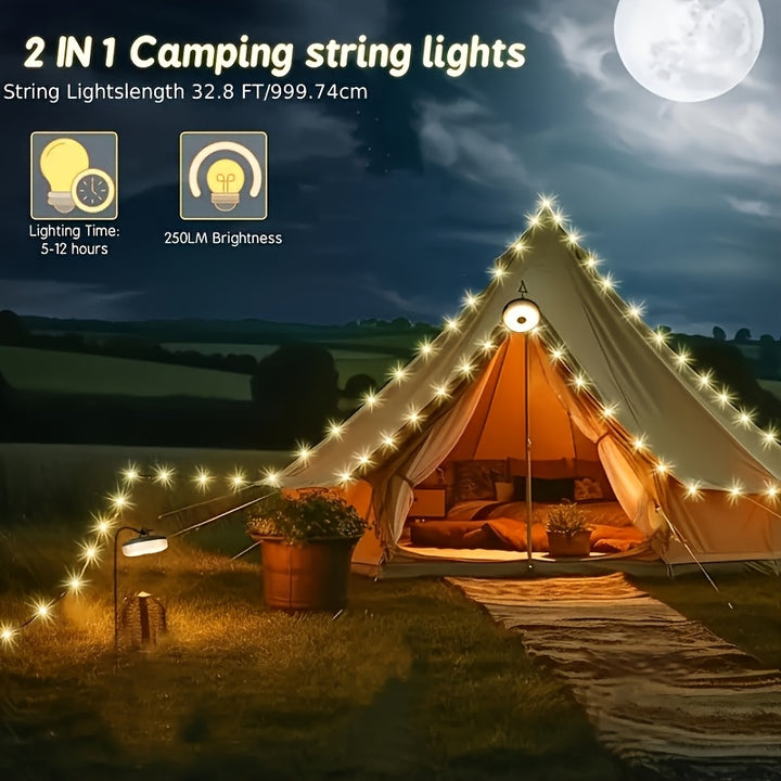 Foldable USB Camping Light String NJ7556