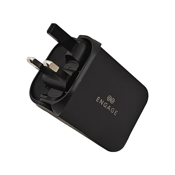 ENGAGE FOLDABLE DUAL USB-C 65W POWER ADAPTER