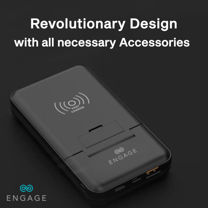 Engage Wireless Power Bank 10000Mah Multi-Functional Box (Pd 20W) – SOOOQ