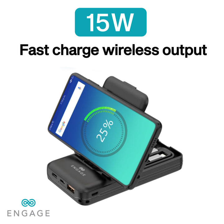 Engage Wireless Power Bank 10000Mah Multi-Functional Box (Pd 20W) – SOOOQ