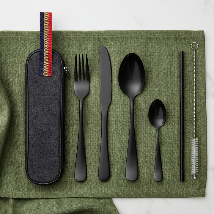 Portable Utensil Set 6pc  Bag-AML101418