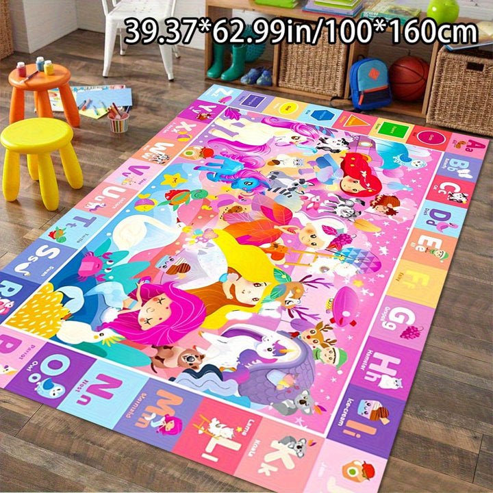 Pink Alphabet Learning Mat-AML10193