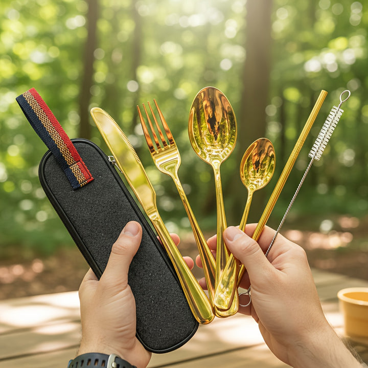 Portable Utensil Set 6pc  Bag-AML101418