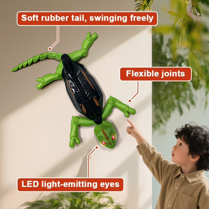 Rechargeable Remote Control Robot with Wall-Climbing Lizard Design ...