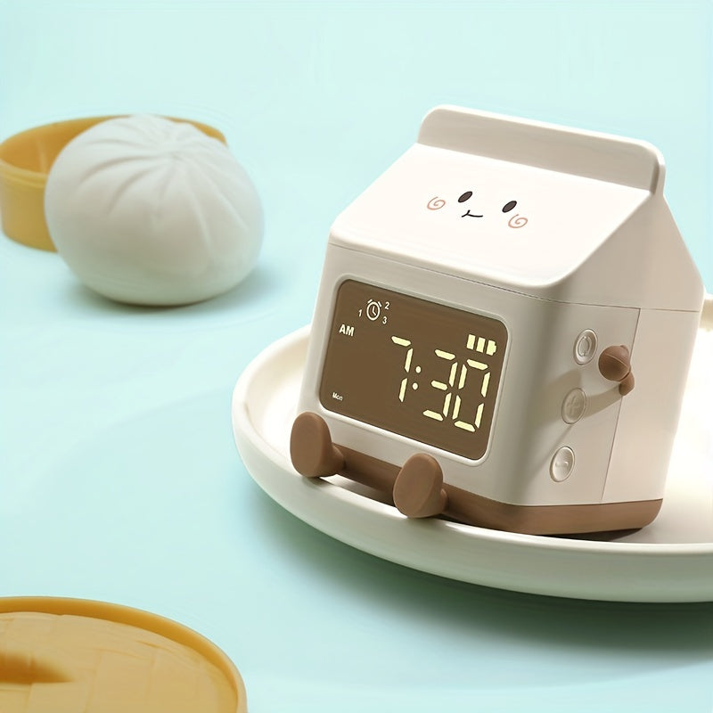 Milk Carton Alarm Clock: Unique Wake-Up Call for Your