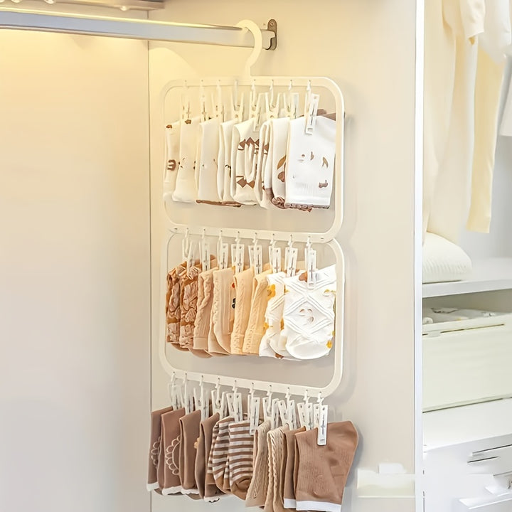 MultiLayered Sock  Underwear Hanger-AML10131