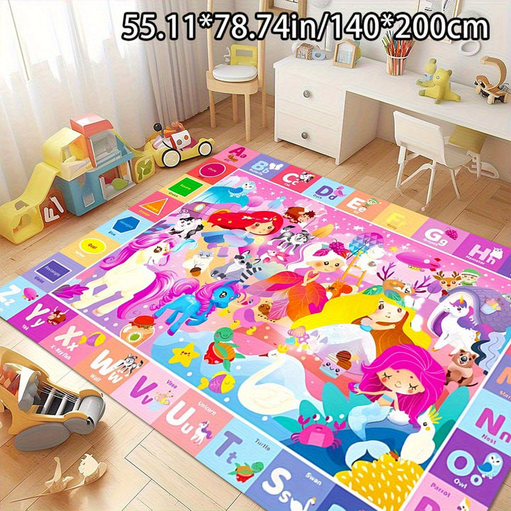 Pink Alphabet Learning Mat-AML10193