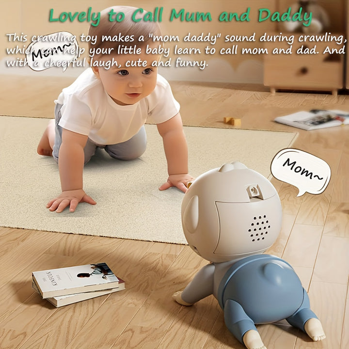 Interactive Musical Crawl Trainer with Voice Recording NJ7726