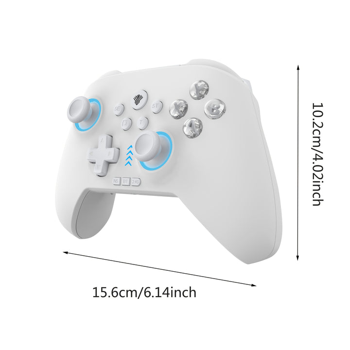 Wireless Game Controller with Wireless Receiver, Suitable for PC and ...