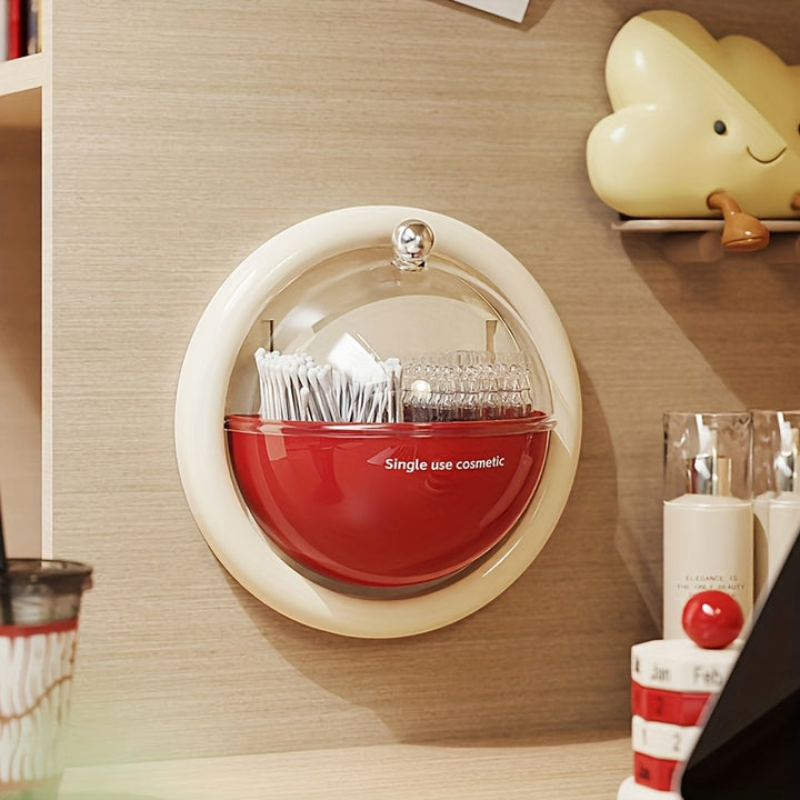 NoDrill Wall Makeup Organizer-AML101381