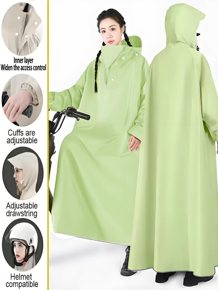 Womens AllSeason Hooded Raincoat-AML101789