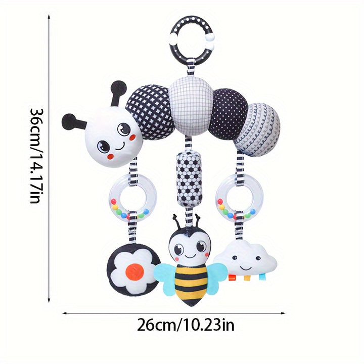 Black  White Baby Wind Chime-AML101321