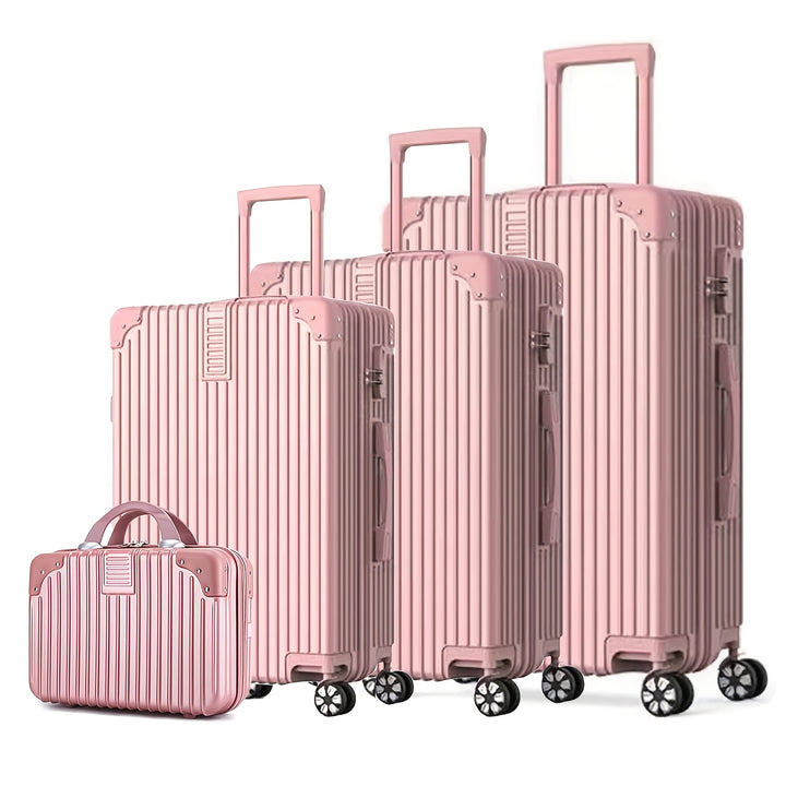 4pc Lightweight Spinner Luggage Set with TSA Lock NJ7757