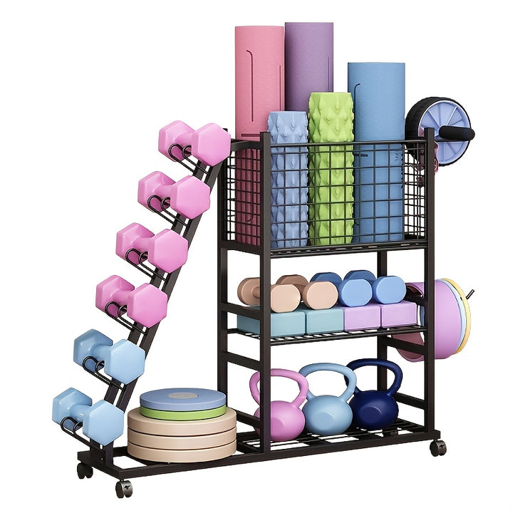 HeavyDuty Mobile Home Gym Organizer NJ7731