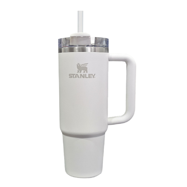 STANLEY QUENCHER H2.0 FLOW STATE TUMBLER 30 OZ  - FROST WHITE ASIAN VARIANT