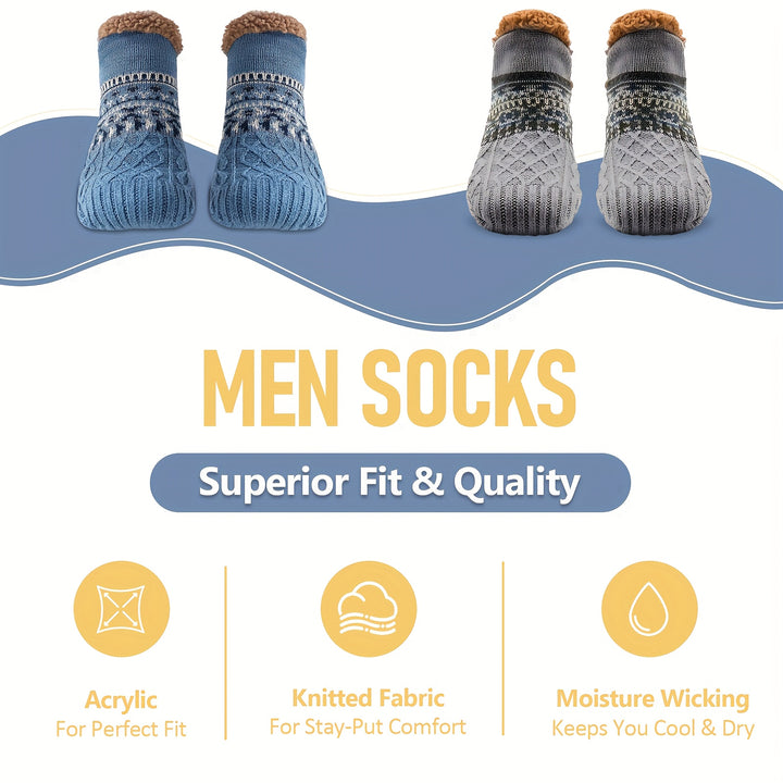 NSSherpa Cozy Knit Bed Slippers-AML10581