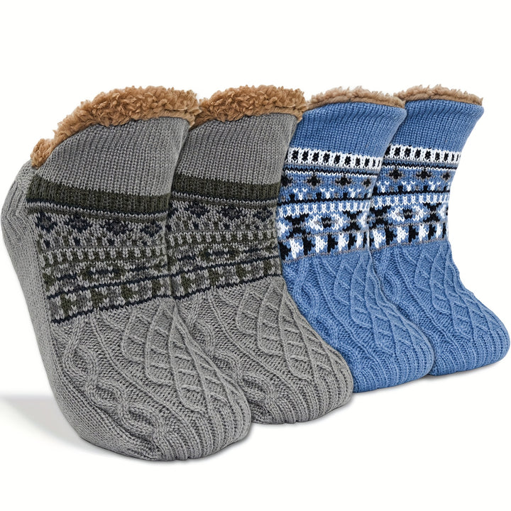 NSSherpa Cozy Knit Bed Slippers-AML10581