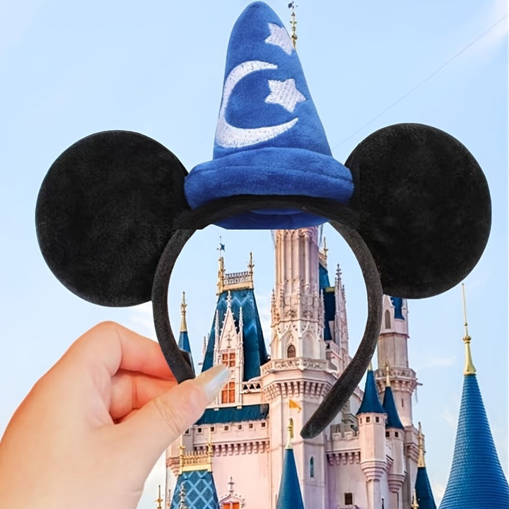 Mickey Magic Hat Starry Night Wizard Headband-AML101666