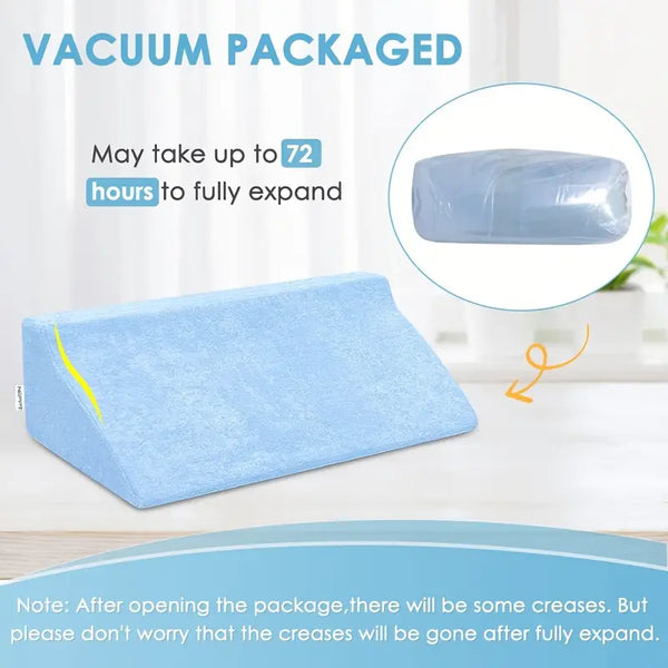 Memory Foam Bed Wedge Pillow for Sleeping - APS23