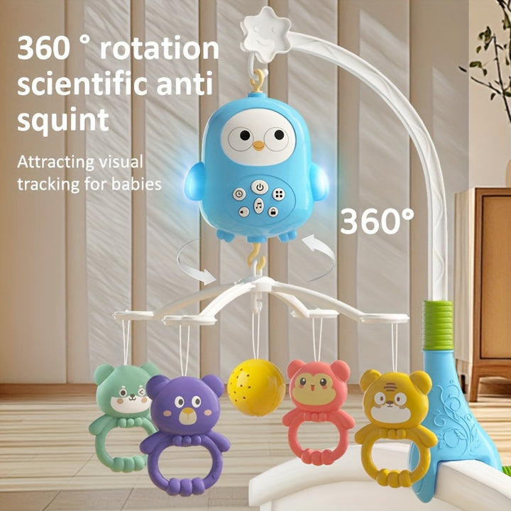 Owl  Penguin Musical Spinning Toy-AML101319