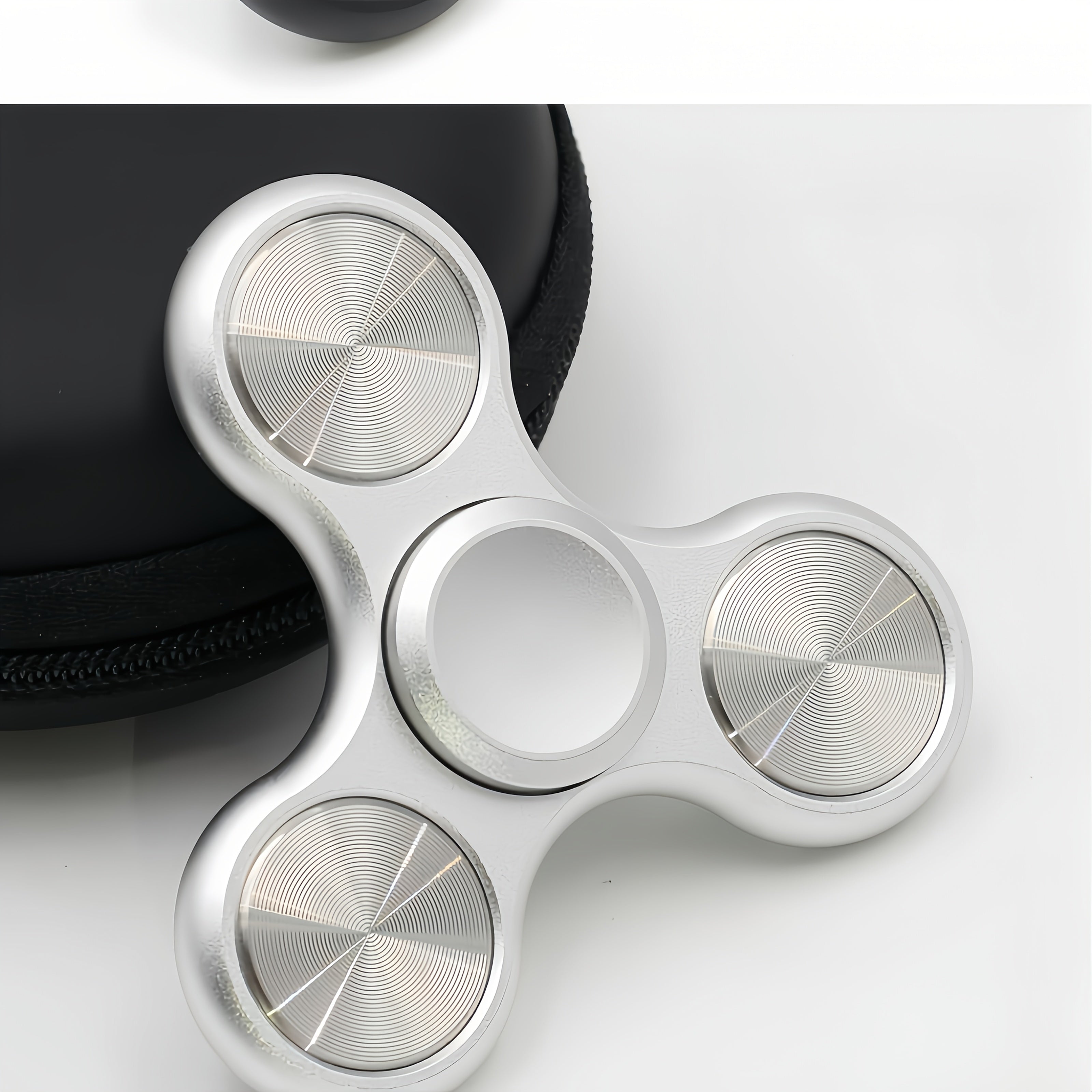 Triangle Metal Finger Spiral Toy - Durable, Fun, Novelty Spinning Top ...