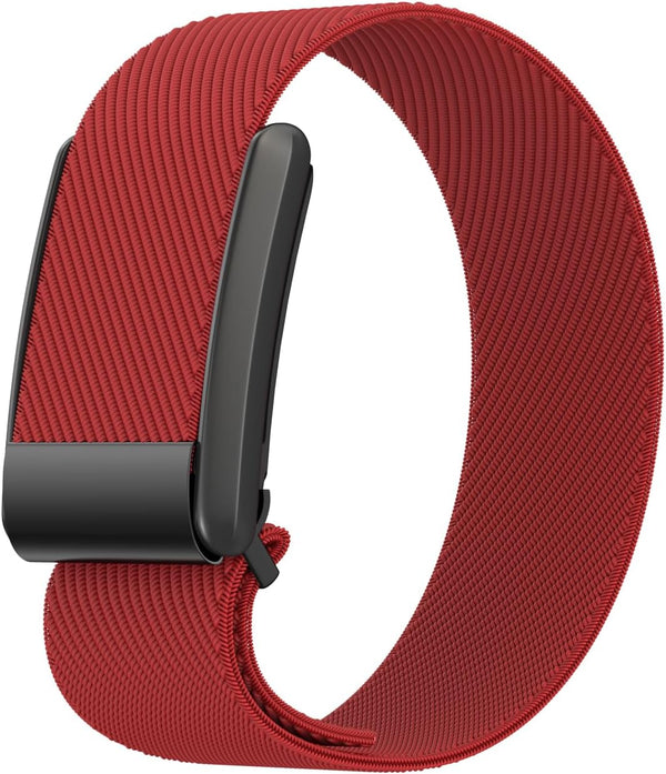 JEQ STRAP ODOR RESISTAN BREATHABLE NYLON FOR WHOOP 4.0-WINE RED