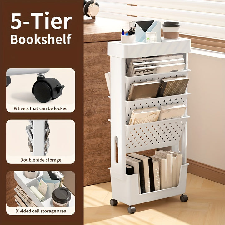 Rolling 25Layer Book Organizer NJ7739