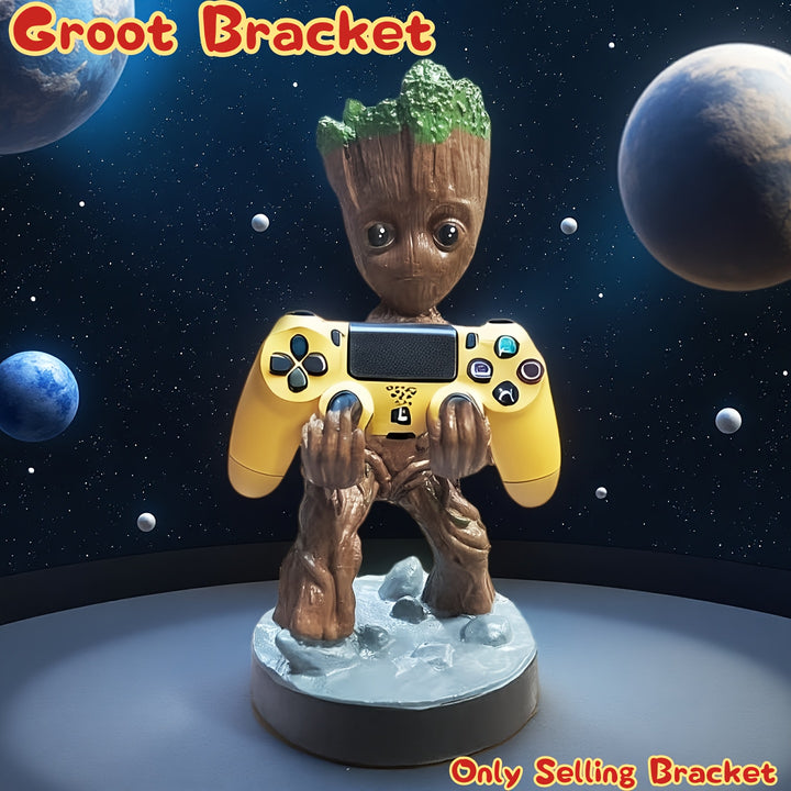 Marvel'S Creative Groot Phone And Game Controller Stand, a Charming ...