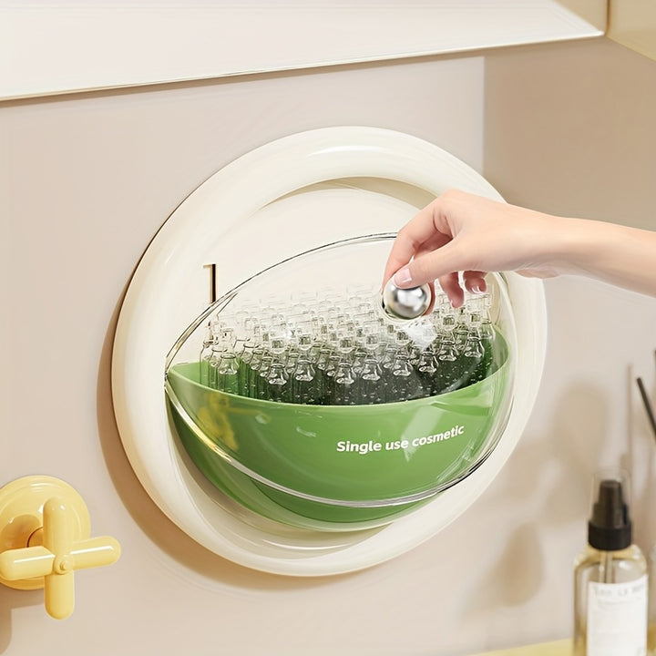 NoDrill Wall Makeup Organizer-AML101381