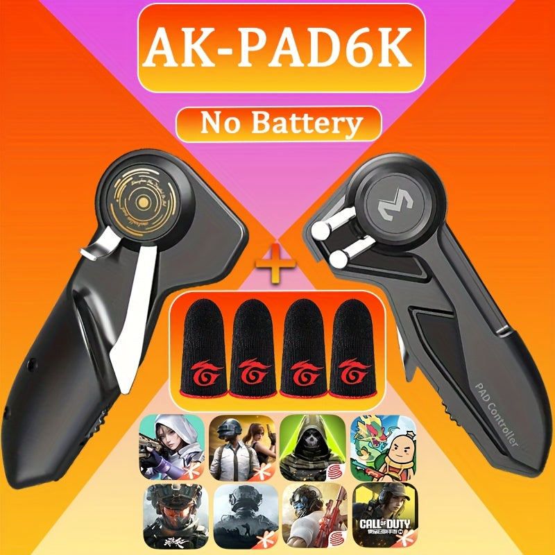 [Two Pairs of Game Finger Guards]Memo AKPAD-6K Six Finger Gamepad ...