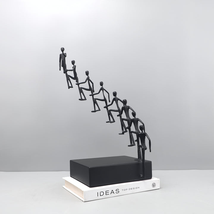 1pc of very creative modern style metal step ladder character art ...