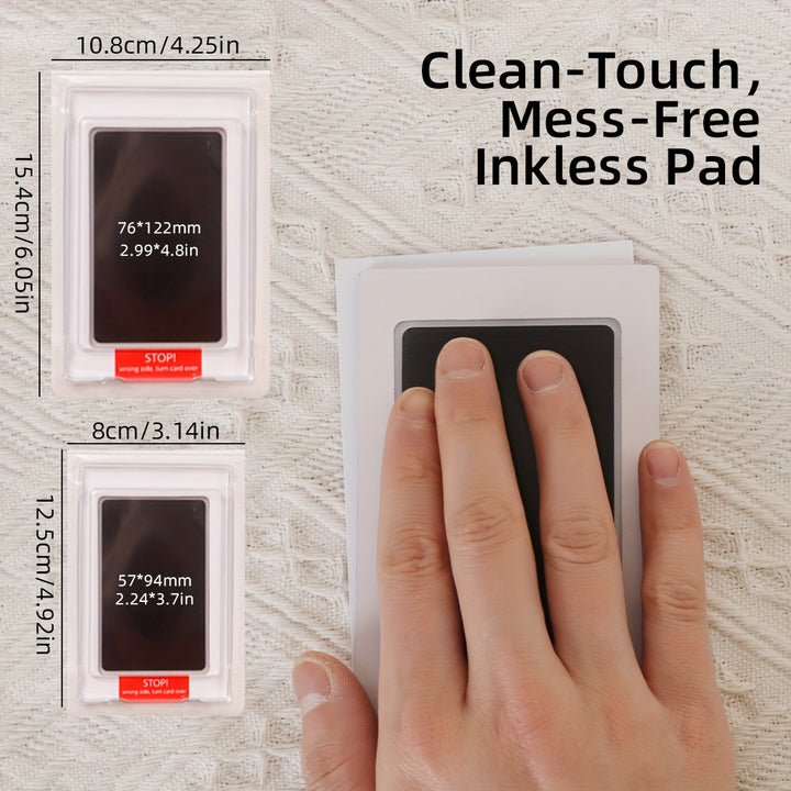 4 Pack Inkless Hand and Footprint Kit | Ink Pad for Hand and Footprints ...