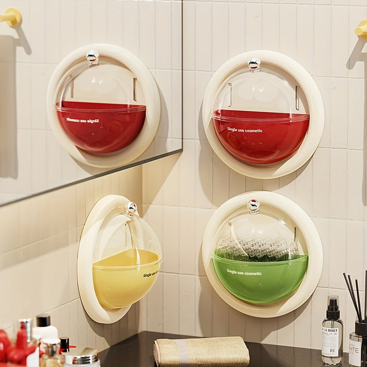 NoDrill Wall Makeup Organizer-AML101381