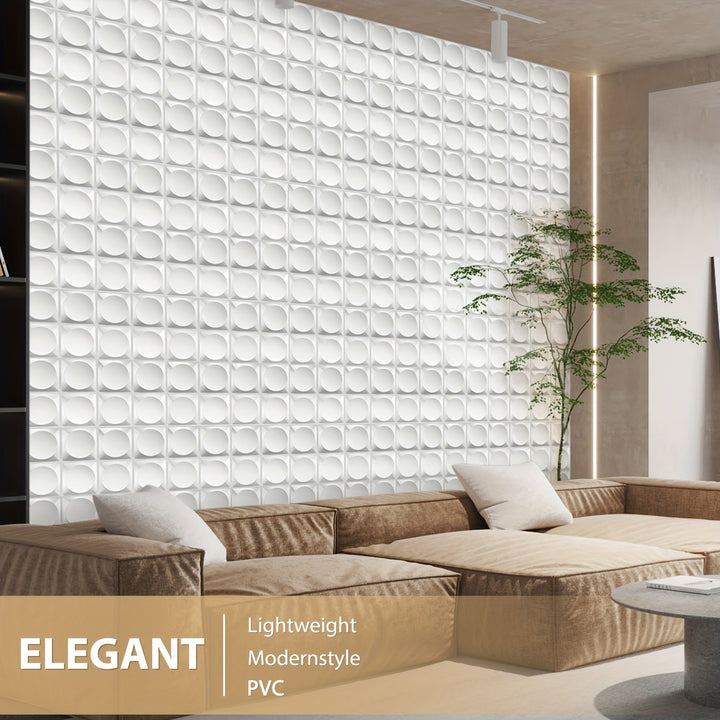 3D Moon Surface Wall Panels Set Of12/20/30pcs, PVC Diamond Texture ...
