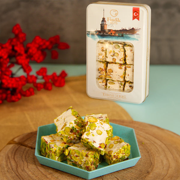 Turkish Delight Premium Milky Covered Pistachio With Pistachio 500 Gm