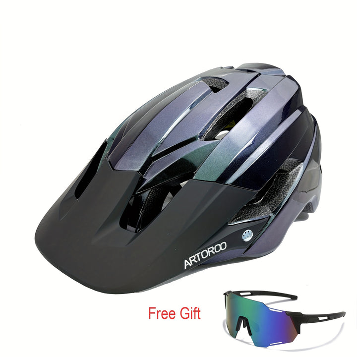 arcus mountain bike helmets ARTOROO Adult Mountain Bike Helmet with Goggles