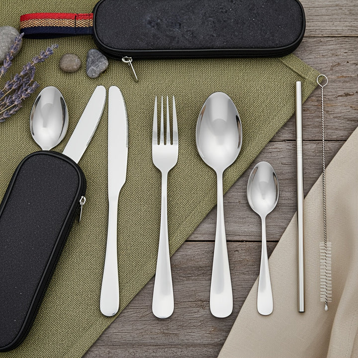 Portable Utensil Set 6pc  Bag-AML101418